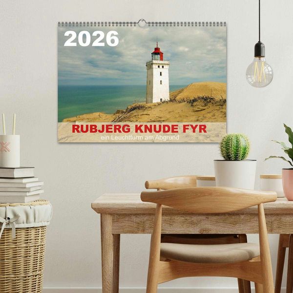 Produktbild: Rubjerg Knude Fyr (Wandkalender 2026 DIN A3 quer), CALVENDO Monatskalender
