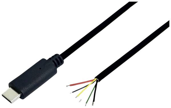 Produktbild: BKL Electronic USB-C&reg; Anschlusskabel USB-C PD 100Watt Series 10080124 Inhalt: 1St.