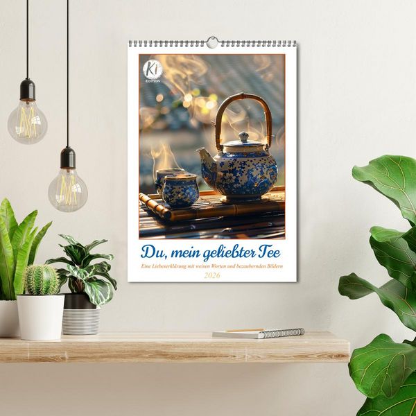 Produktbild: Du, mein geliebter Tee (Wandkalender 2026 DIN A3 hoch), CALVENDO Monatskalender