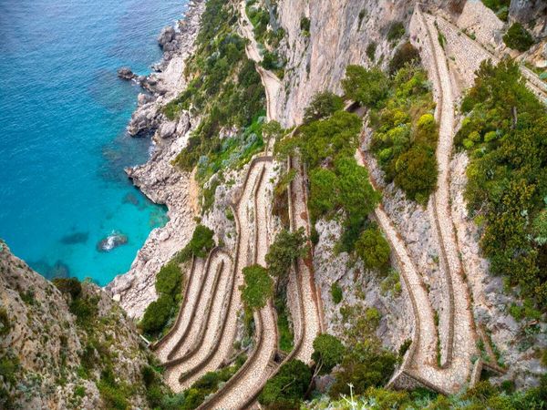 Produktbild: CALVENDO Puzzle Via Krupp Capri | 1000 Teile Lege-Gr&ouml;&szlig;e 64x48cm Foto-Puzzle f&uuml;r gl&uuml;ckliche Stunden