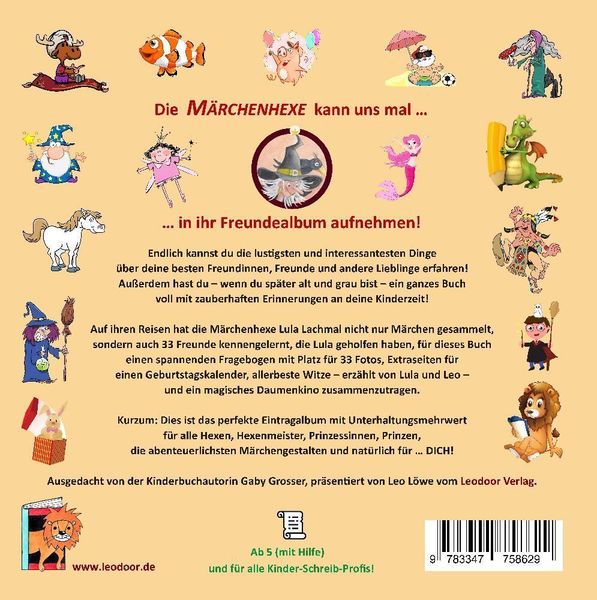 Produktbild: Die M&Auml;RCHENHEXE kann uns mal &hellip; in ihr Freundealbum aufnehmen!