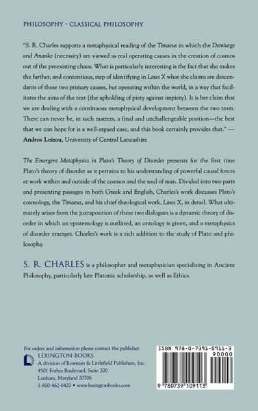 Produktbild: Emergent Metaphysics in Plato's Theory of Disorder