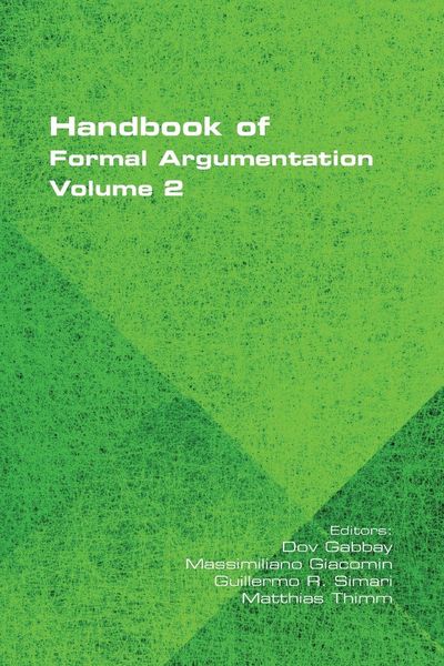 Produktbild: Handbook of Formal Argumentation, Volume 2