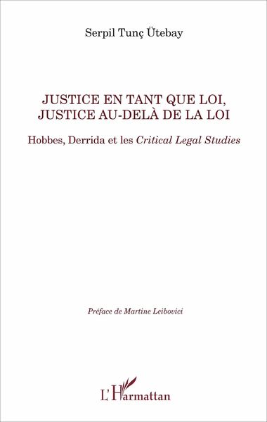 Produktbild: Justice en tant que loi, justice au-del&agrave; de la loi