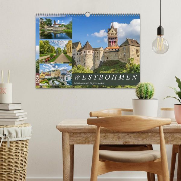 Produktbild: WESTB&Ouml;HMEN Sommerliche Impressionen (Wandkalender 2026 DIN A3 quer), CALVENDO Monatskalender