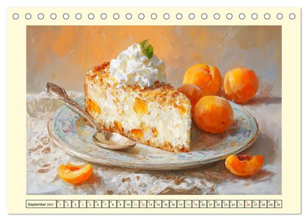 Produktbild: Pattiserie und Pinsel. Tortentr&auml;ume in kunstvoller &Ouml;loptik (Tischkalender 2027 DIN A5 quer), CALVENDO Monatskalender
