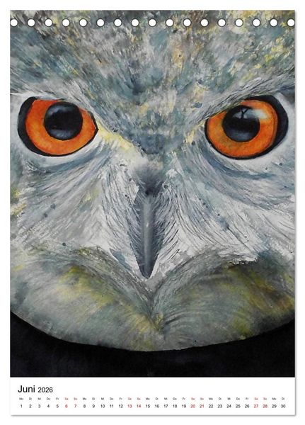 Produktbild: Tiere in Aquarell 2026 - von Ruth Trinczek (Tischkalender 2026 DIN A5 hoch), CALVENDO Monatskalender