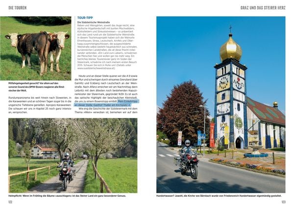 Produktbild: Die sch&ouml;nsten Motorradtouren &Ouml;sterreich