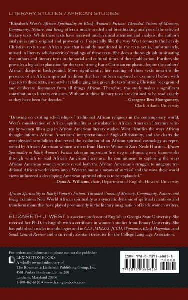 Produktbild: African Spirituality in Black Women's Fiction