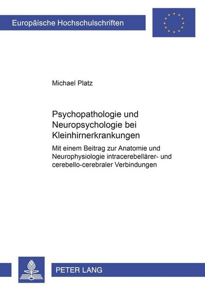 Produktbild: Psychopathologie und Neuropsychologie bei Kleinhirnerkrankungen