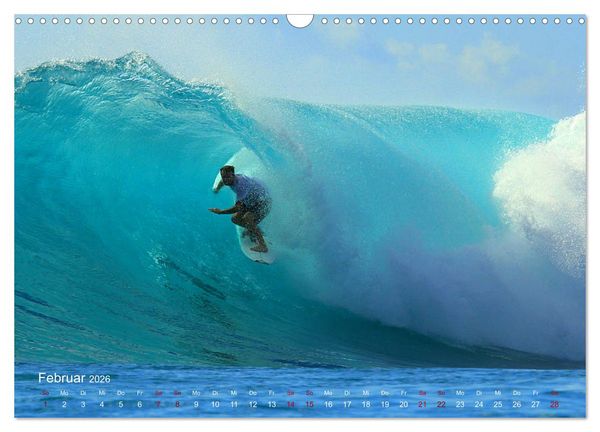 Produktbild: Surfen - die perfekte Welle (Wandkalender 2026 DIN A3 quer), CALVENDO Monatskalender