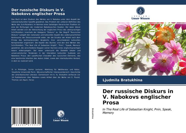 Produktbild: Der russische Diskurs in V. Nabokovs englischer Prosa