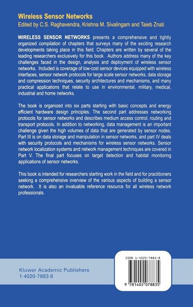 Produktbild: Wireless Sensor Networks