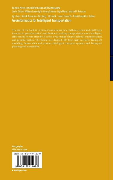 Produktbild: Geoinformatics for Intelligent Transportation