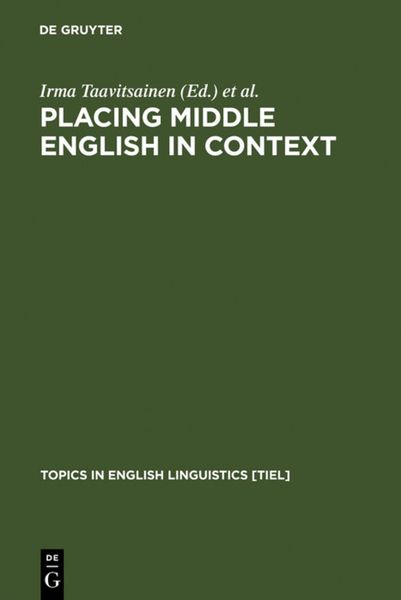 Produktbild: Placing Middle English in Context