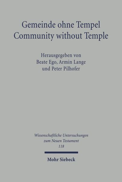 Produktbild: Gemeinde ohne Tempel /Community without Temple