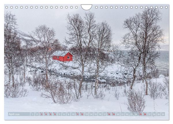Produktbild: Troms&oslash; in der Polarnacht (Wandkalender 2026 DIN A4 quer), CALVENDO Monatskalender