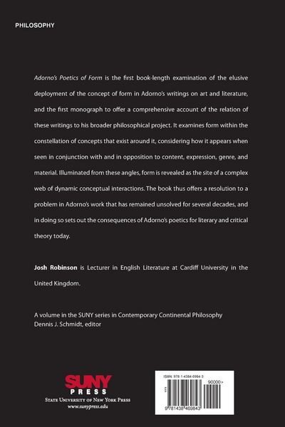Produktbild: Adorno's Poetics of Form