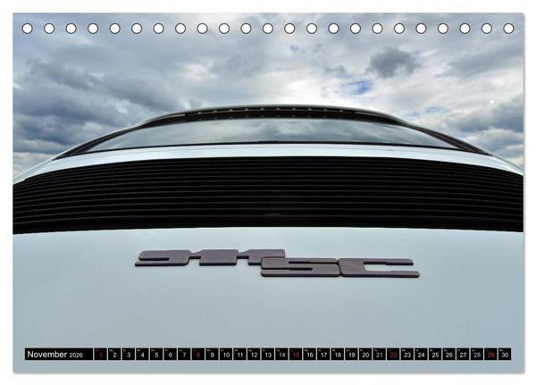 Produktbild: Porsche 911 SC pure &Auml;sthetik (Tischkalender 2026 DIN A5 quer), CALVENDO Monatskalender