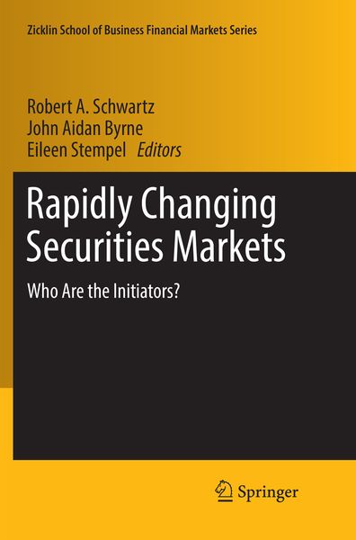 Produktbild: Rapidly Changing Securities Markets