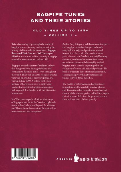 Produktbild: Bagpipe Tunes And Their Stories