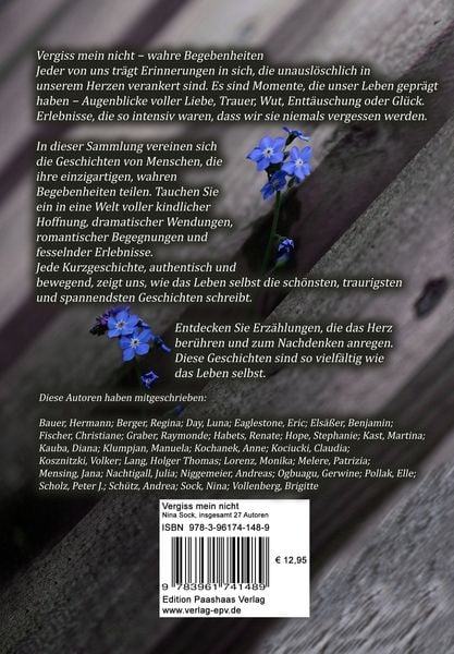 Produktbild: Vergiss mein nicht