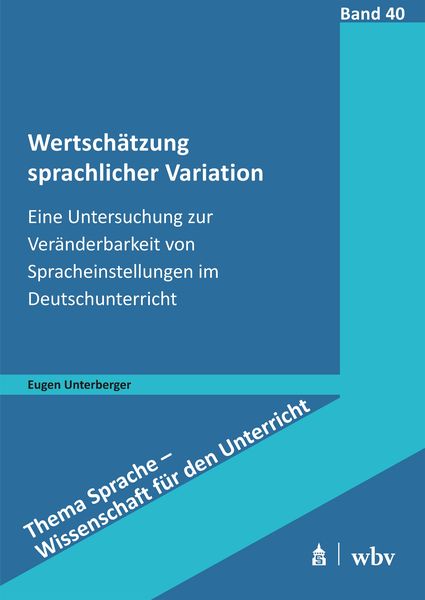 Produktbild: Wertsch&auml;tzung sprachlicher Variation