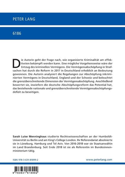 Produktbild: Nationale und grenz&uuml;berschreitende Verm&ouml;gensabsch&ouml;pfung in Deutschland, der Schweiz, England und Wales