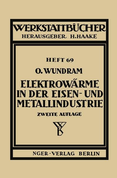 Produktbild: Elektrow&auml;rme in der Eisen- und Metallindustrie