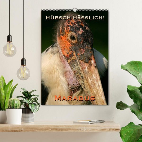 Produktbild: H&uuml;bsch h&auml;sslich! Marabus (Wandkalender 2026 DIN A2 hoch), CALVENDO Monatskalender