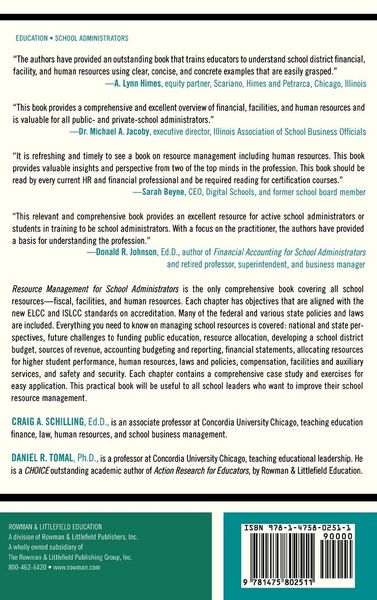 Produktbild: Resource Management for School Administrators