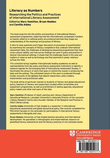 Produktbild: Literacy as Numbers