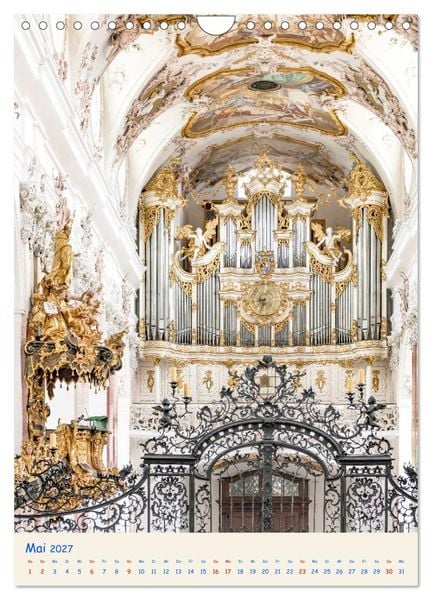 Produktbild: Orgel Giganten (Wandkalender 2027 DIN A4 hoch), CALVENDO Monatskalender