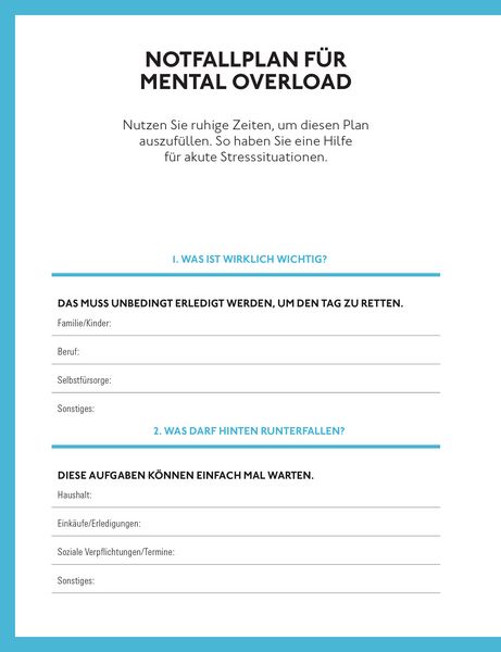 Produktbild: Freier Kopf statt Mental Load