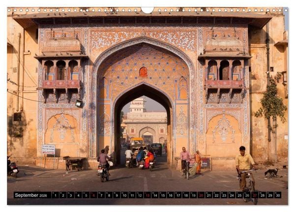 Produktbild: Indien - Rajasthan (Wandkalender 2026 DIN A3 quer), CALVENDO Monatskalender