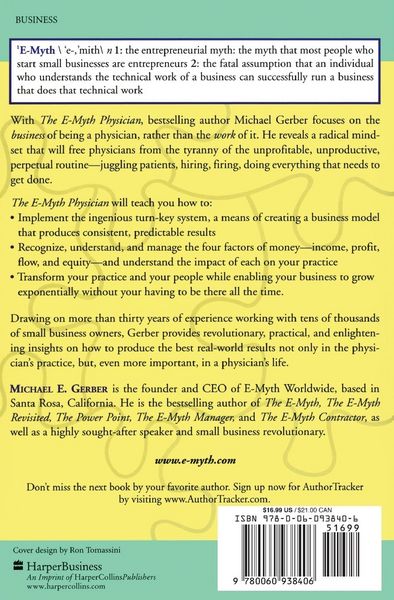 Produktbild: The E-Myth Physician