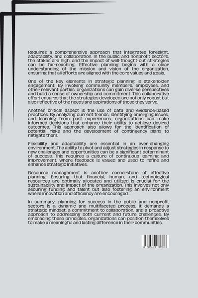 Produktbild: The Strategic Imperative: Planning for Success in Public and Nonprofit Sectors