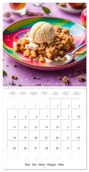 Produktbild: Dessert dreams (Wall Calendar 2026 12 &times; 12 Inch) CALVENDO 12 Month Wall Calendar