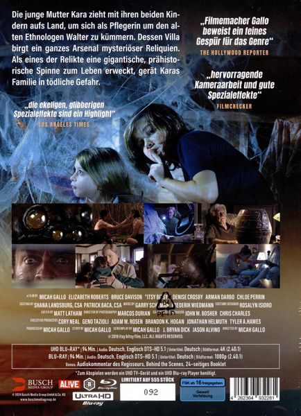 Produktbild: Itsy Bitsy - UHD 2-Disc Limited Edition Mediabook - Cover C (4K Ultra HD) ( + Blu-ray)