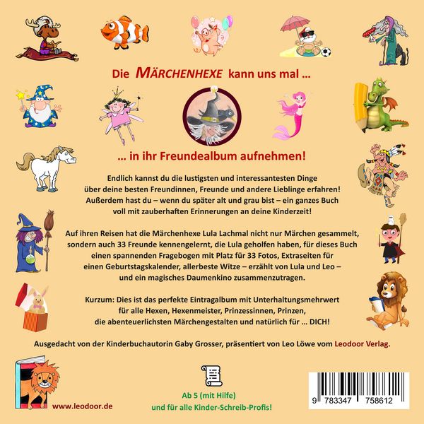 Produktbild: Die M&Auml;RCHENHEXE kann uns mal &hellip; in ihr Freundealbum aufnehmen!