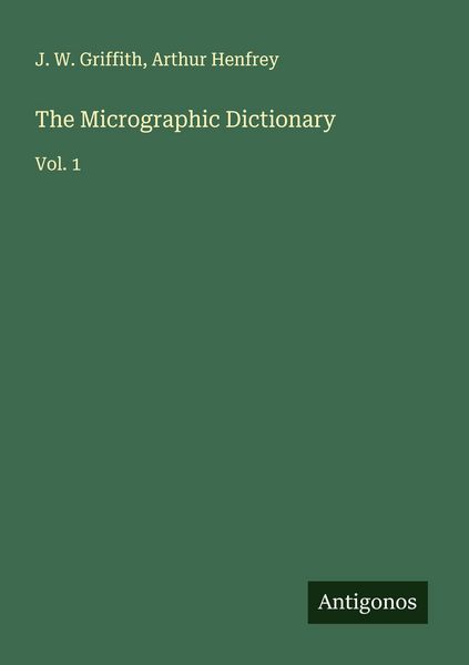 Produktbild: The Micrographic Dictionary
