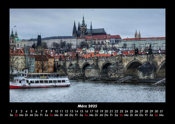 Produktbild: Prag 2025 Fotokalender DIN A3