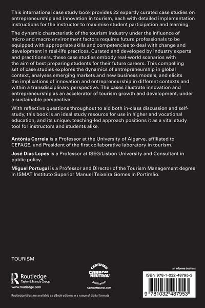 Produktbild: International Case Studies in Innovation and Entrepreneurship in Tourism