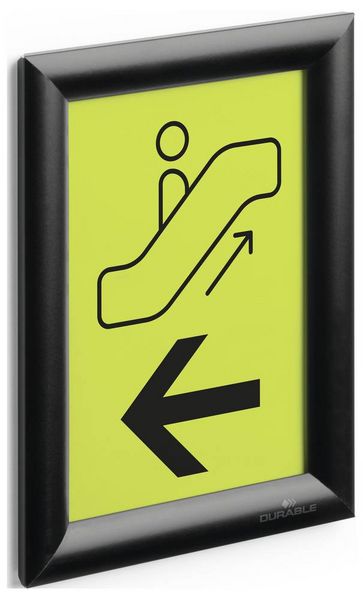Produktbild: Durable 479501 Bilder Wechselrahmen Papierformat: DIN A5 Schwarz