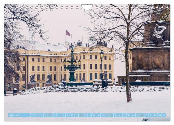 Produktbild: Winter in Prague (Wall Calendar 2026 DIN A4 landscape), CALVENDO 12 Month Wall Calendar