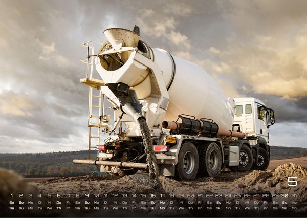 Produktbild: Baumaschinen - gigantische Bauhelfer - 2027 - Kalender DIN A3