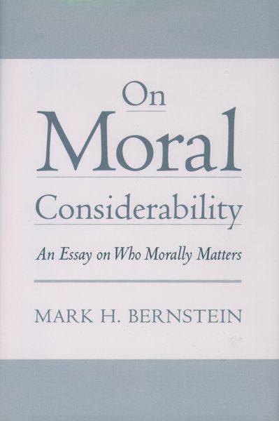 Produktbild: On Moral Considerability