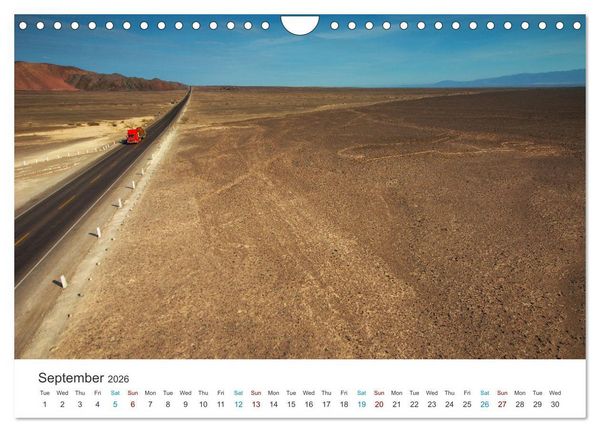 Produktbild: Mysterious Peru (Wall Calendar 2026 DIN A4 landscape), CALVENDO 12 Month Wall Calendar