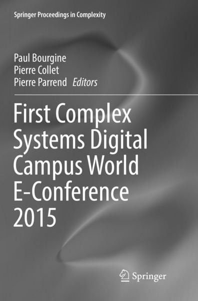 Produktbild: First Complex Systems Digital Campus World E-Conference 2015