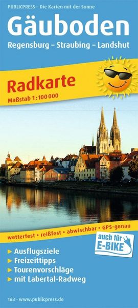Produktbild: G&auml;uboden Radwanderkarte